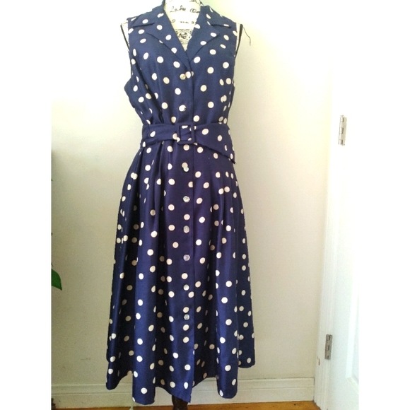 NWT Rockabilly Polka Dot Dress - Picture 3 of 6